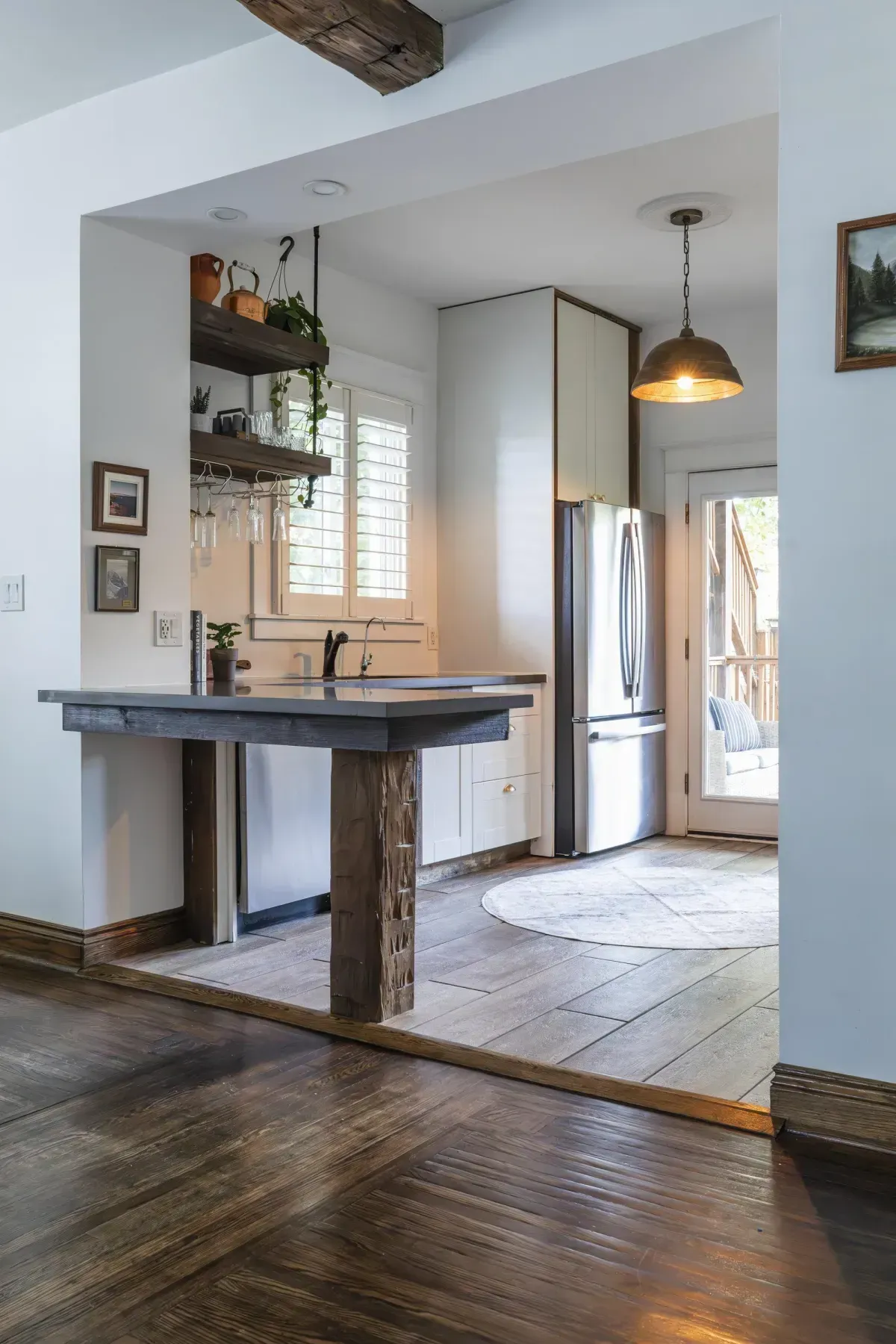 Kitchen at 109 Fairleigh Ave S Hamilton showing countertops.