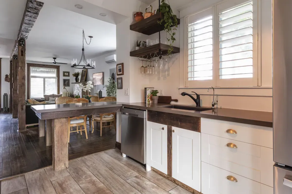 Kitchen at 109 Fairleigh Ave S Hamilton showing countertops.