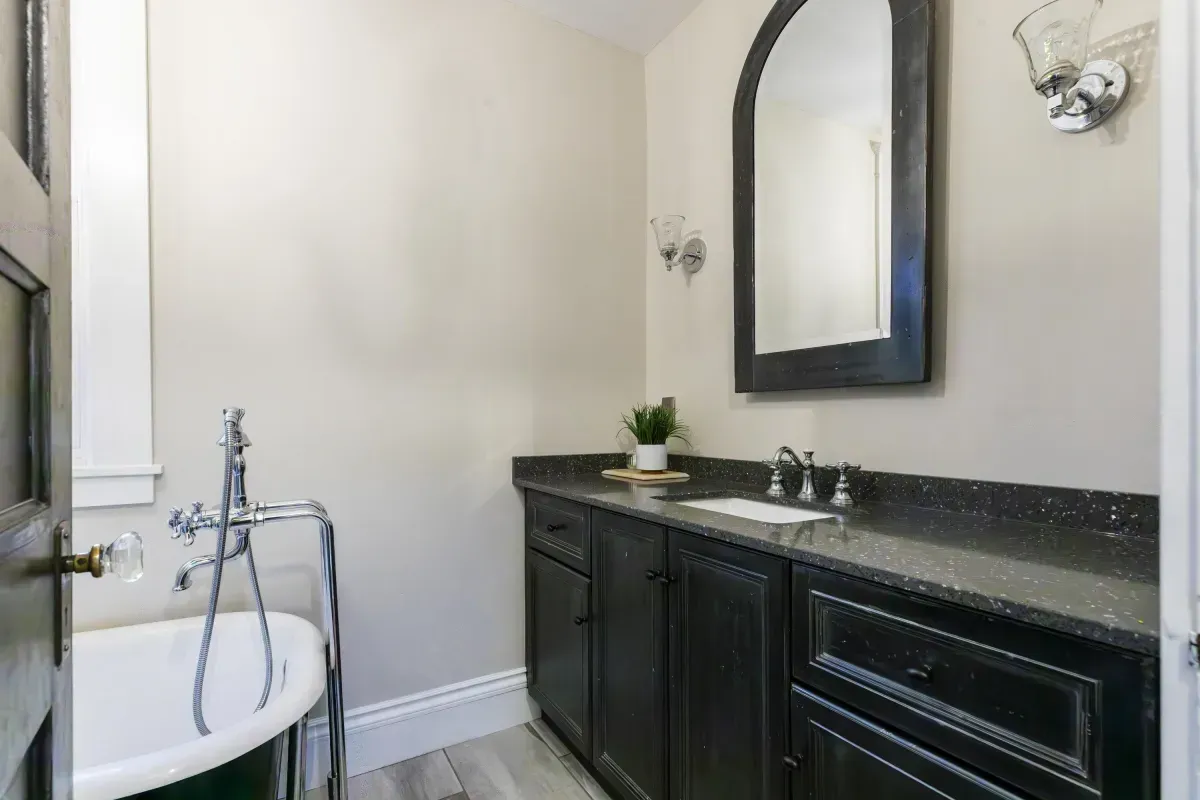 Bathroom at 109 Fairleigh Ave S Hamilton.