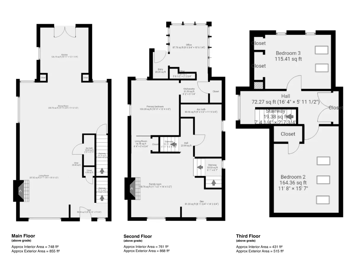 109 Fairleigh Ave. S. Hamilton, Ontario Floor plan.