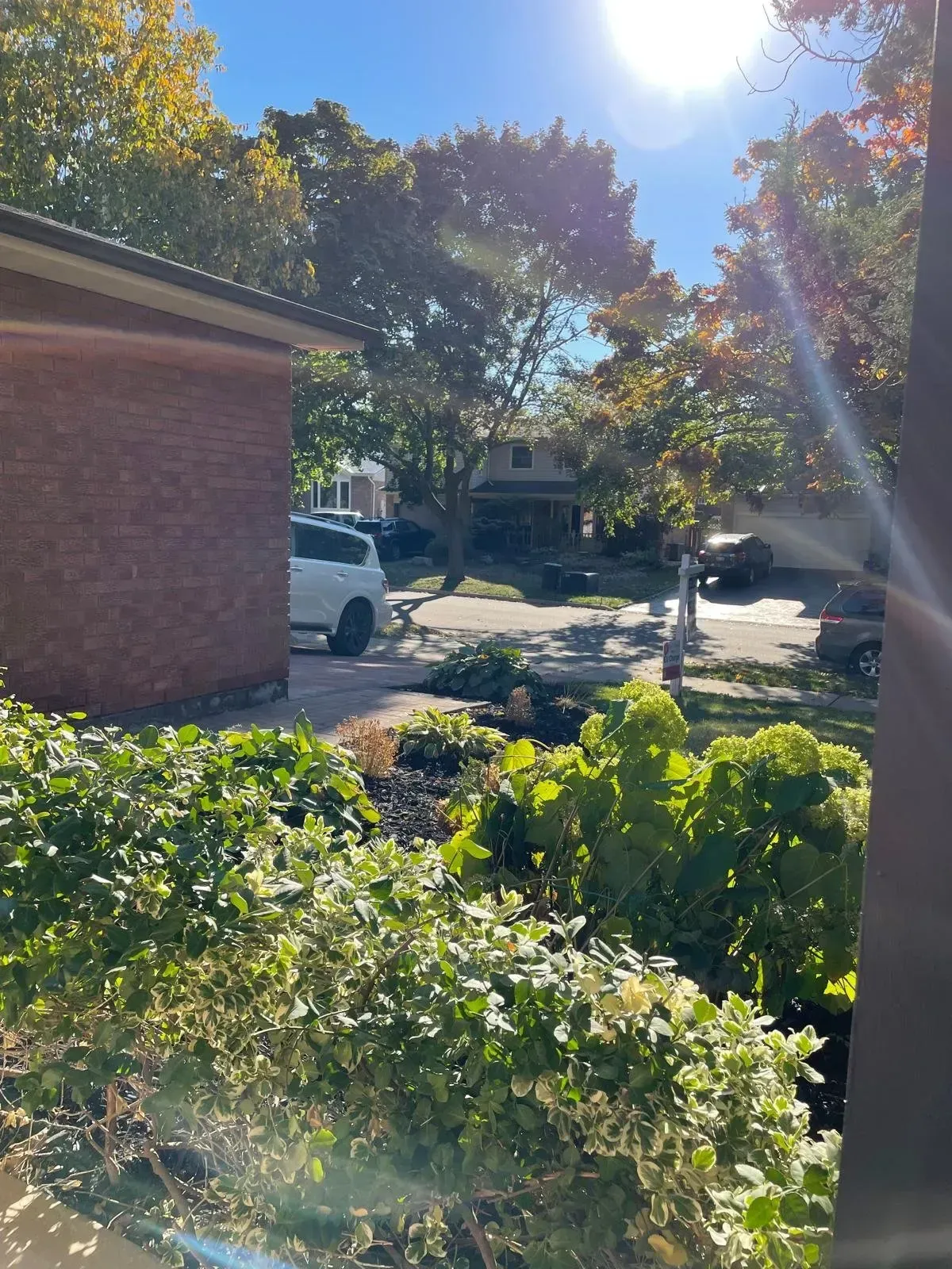 Driveway and front entrance of 110 Holliday Dr featuring premium paving stones.