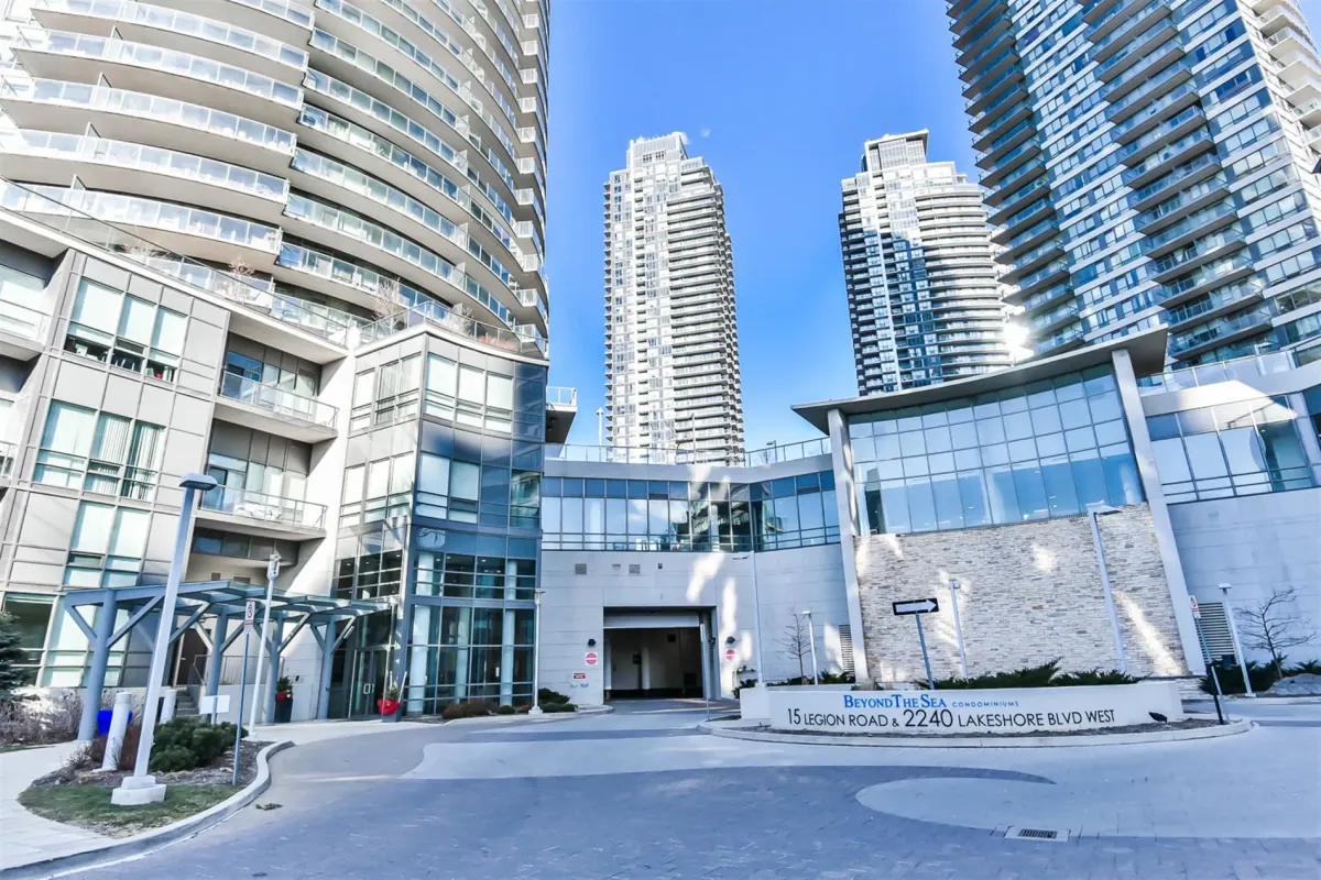 Entrance to Beyond the Sea Star Tower in Mimico Waterfront