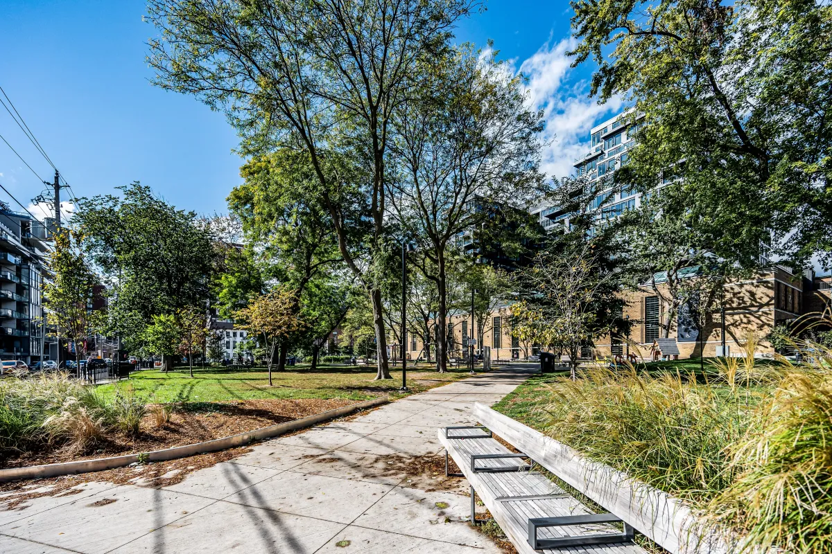 Park across the street of 23 Brant St, dog park