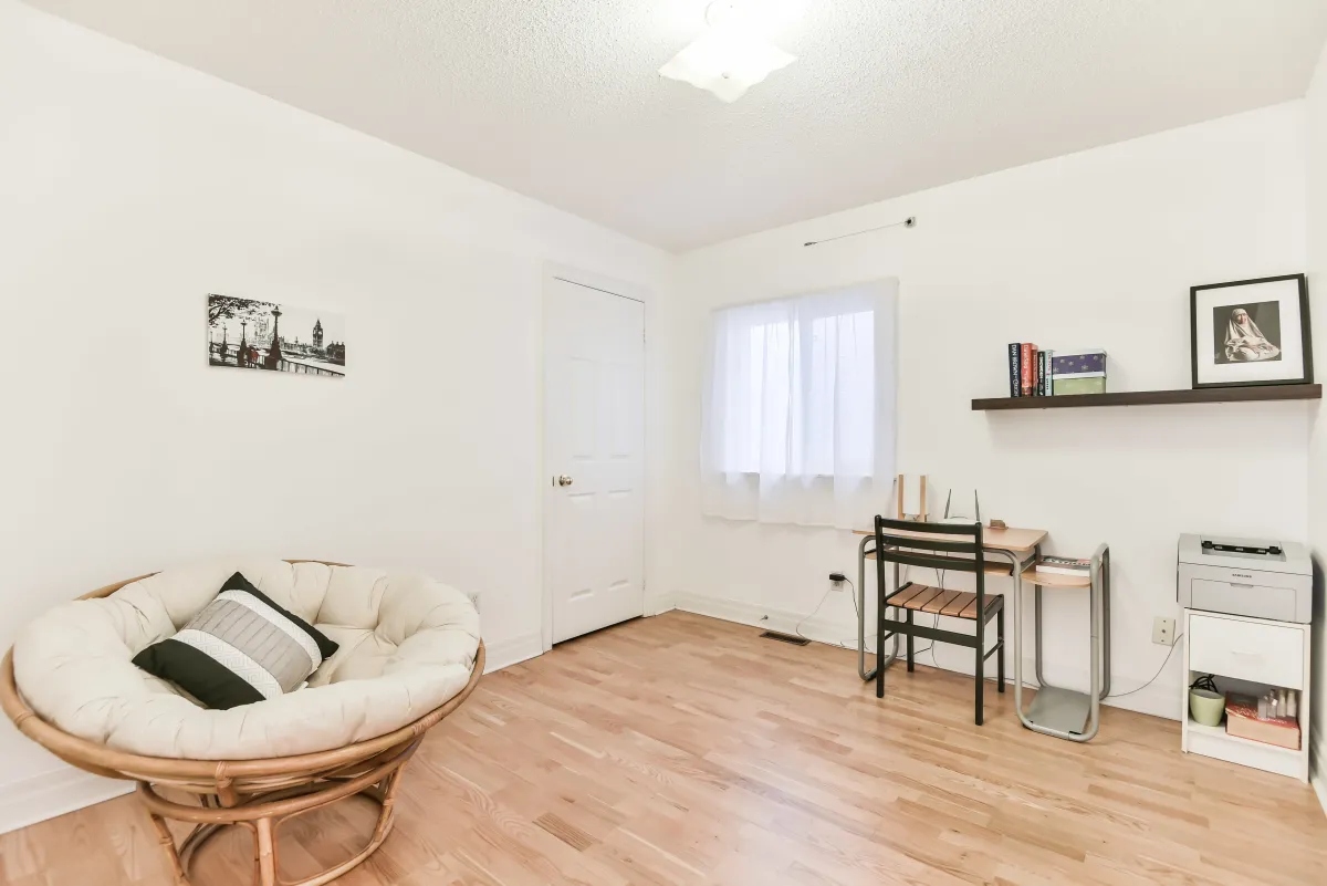 Second bedroom at 9 Algarve Cres, offering a bright and flexible space for children or guests.