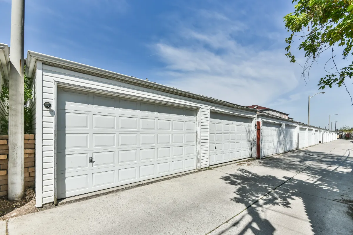 Secure double car detached garage at 9 Algarve Cres, offering rare value in Weston-Pellam Park.