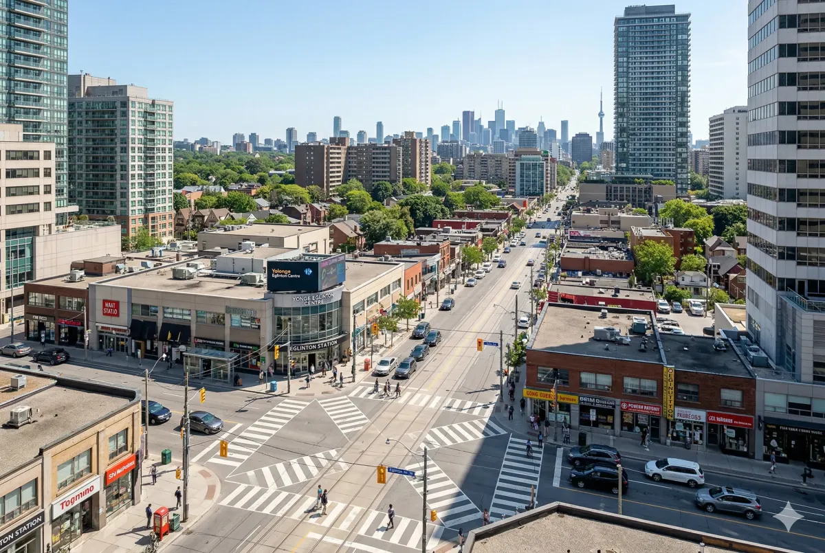 he revitalized open-air plaza at RioCan Yonge-Eglinton Centre, featuring the new 12,000-square-foot Healthy Planet flagship store and winter skating rink.