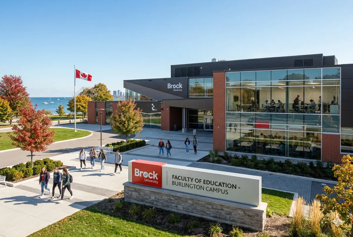 Brock University Burlington Campus at the Robert Bateman Community Hub site on New Street.
