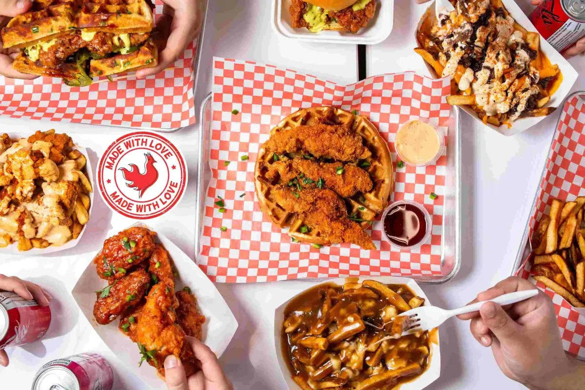 Authentic Nashville hot chicken and sides served at Juicy Birds in Whitby.