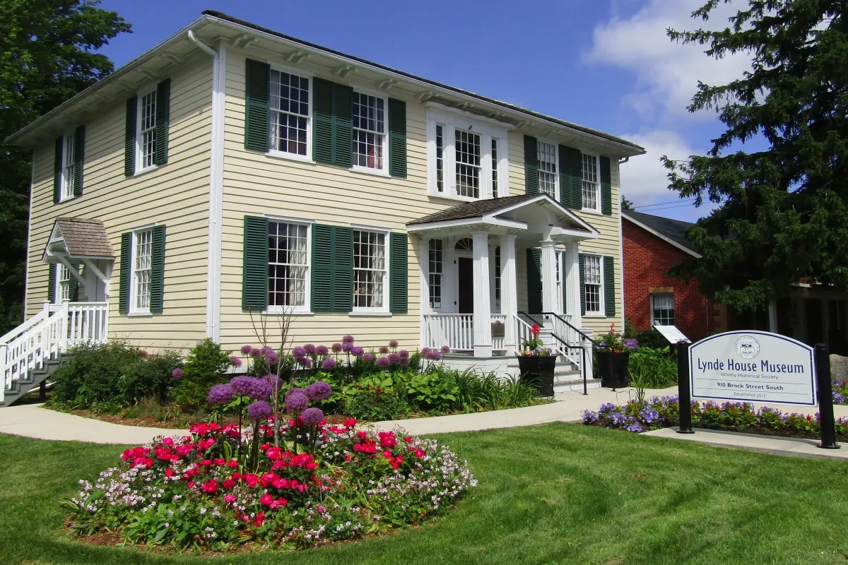 The historic Lynde House Museum, showcasing 19th-century heritage and architecture in Whitby.