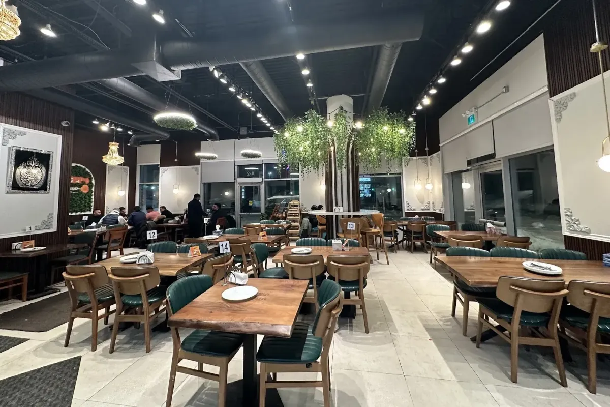 The elegant interior dining area of Cielito Lindo Mexican restaurant in Pickering.