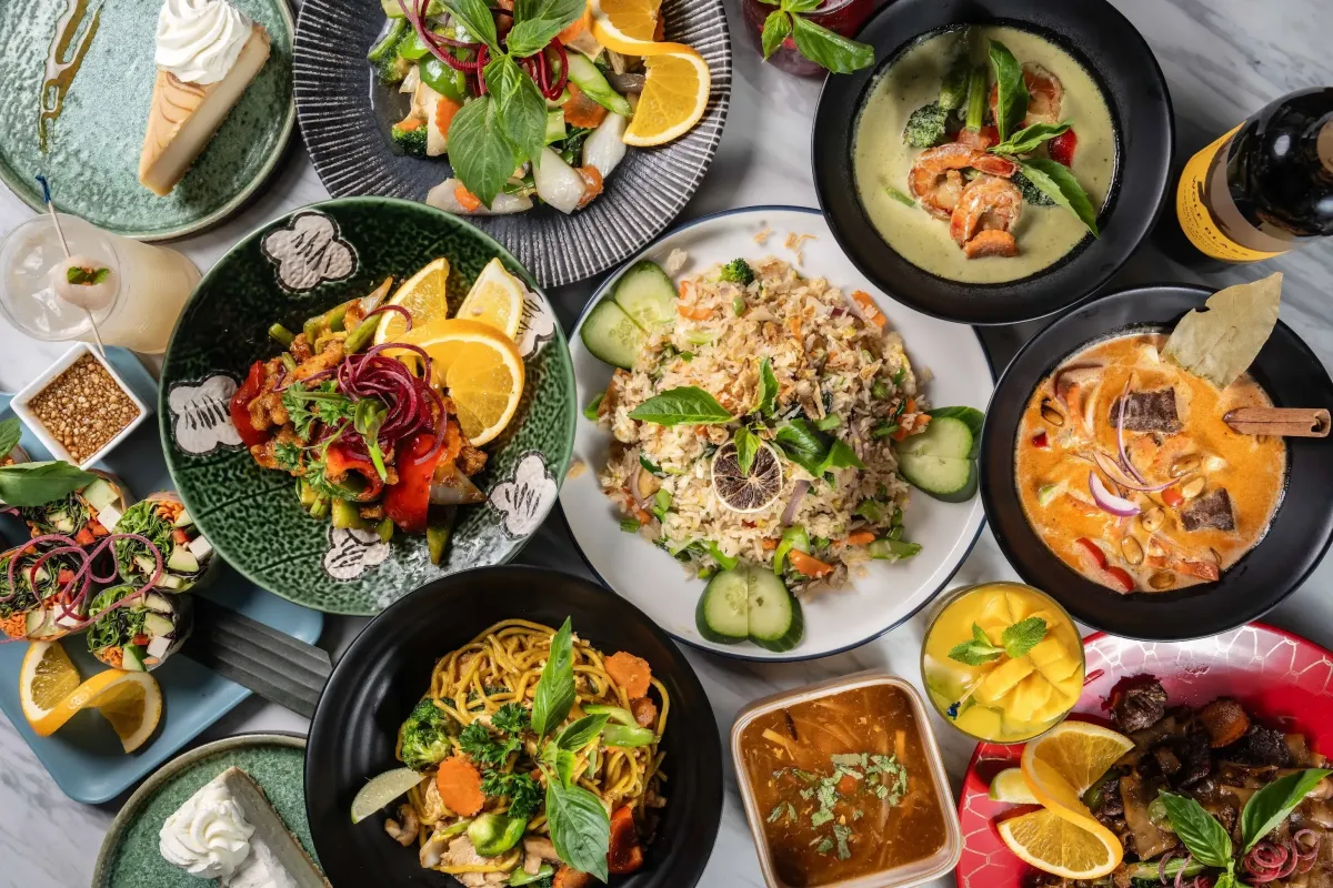 A variety of authentic Thai dishes and appetizers at Thai Room Grand Pickering.
