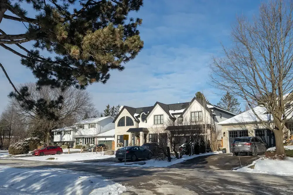 Exterior of a high-end custom home in the prestigious Eastlake neighborhood.