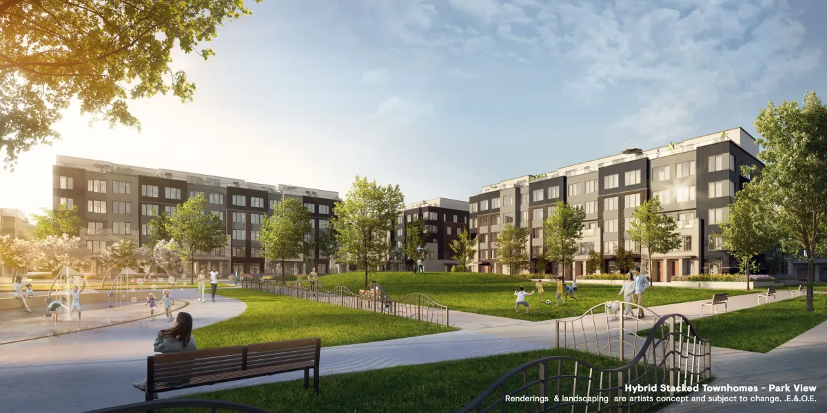 Landscaped outdoor courtyard and community green space at Westshore at Long Branch.