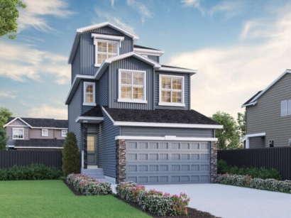 High-end kitchen with integrated appliances and elegant dining space at 9Hundred Condos.