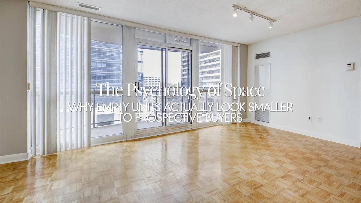 Why Empty Rooms Look Smaller: The Psychology of Virtual Staging