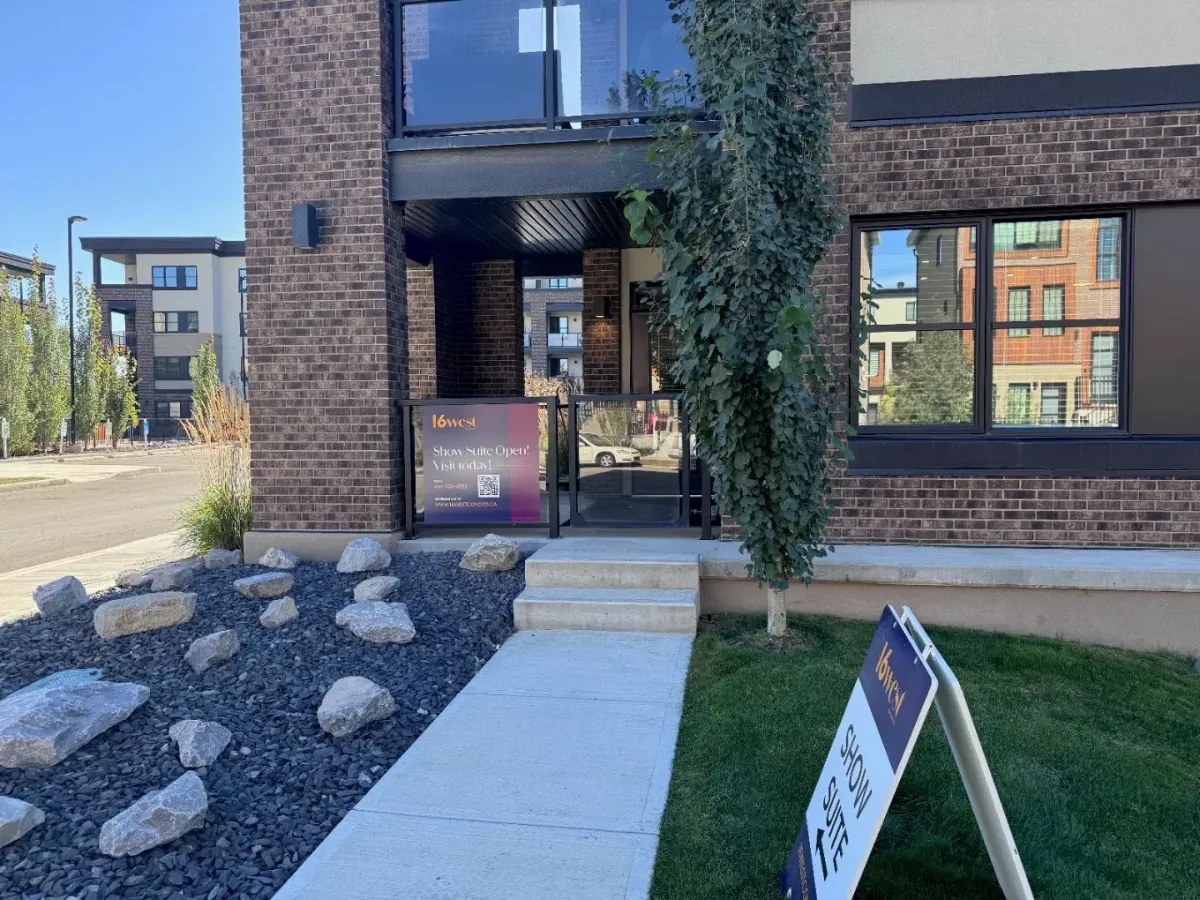 80 Greenbriar Place NW, 16West Condos exterior rendered building in Greenwich NW Calgary by Cove Properties