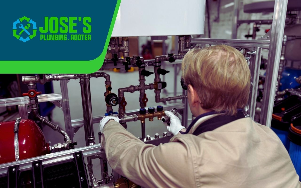 plumber checking install water pressure regulator Sunnyvale home setup