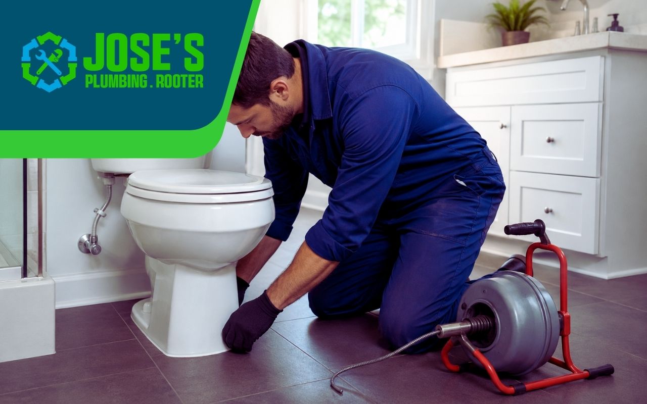plumber checks why toilet keeps clogging in Palo Alto