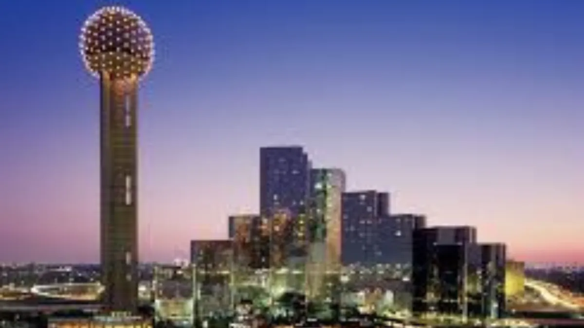 Reunion Tower, downtown dallas, tx