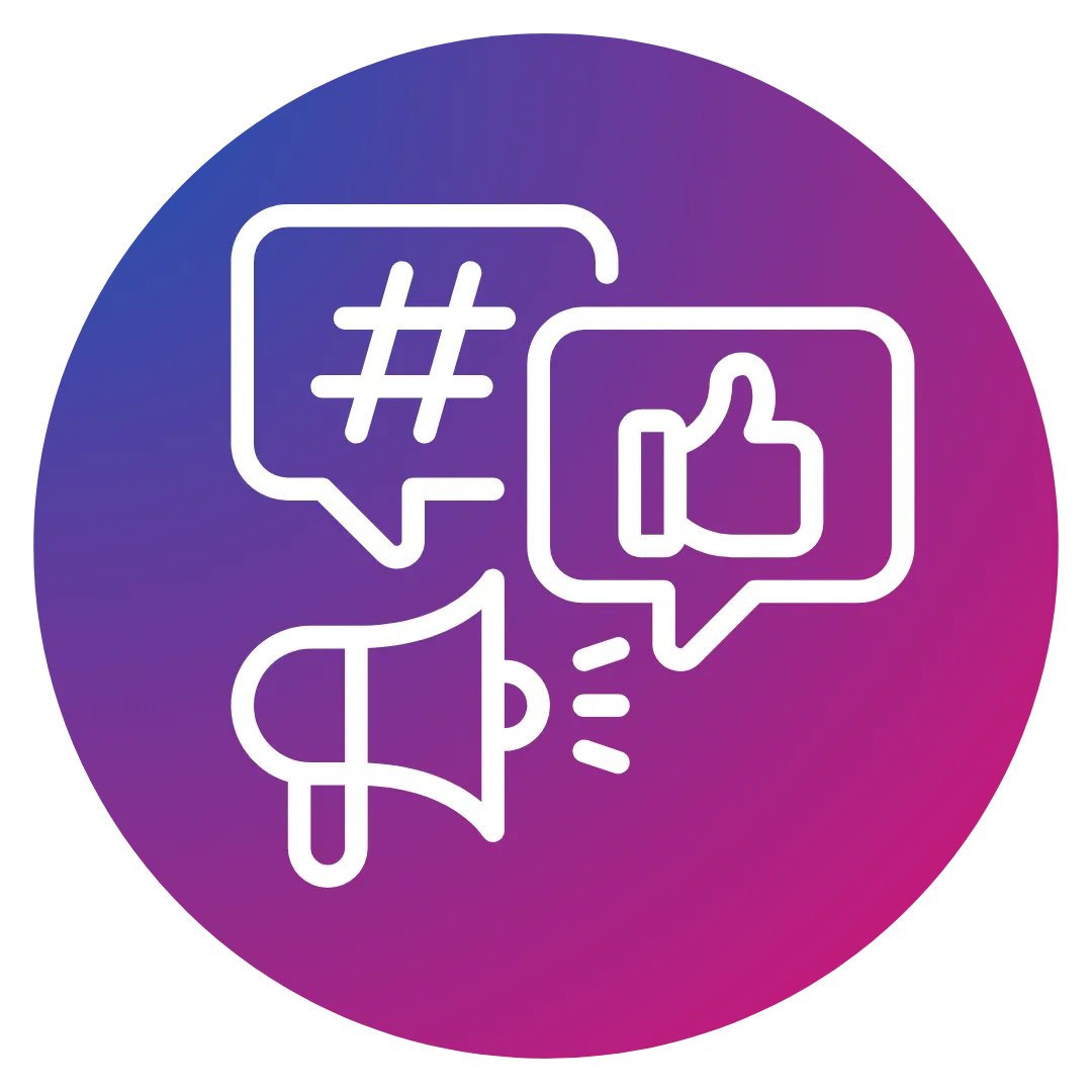 Social Media Advertising Icon