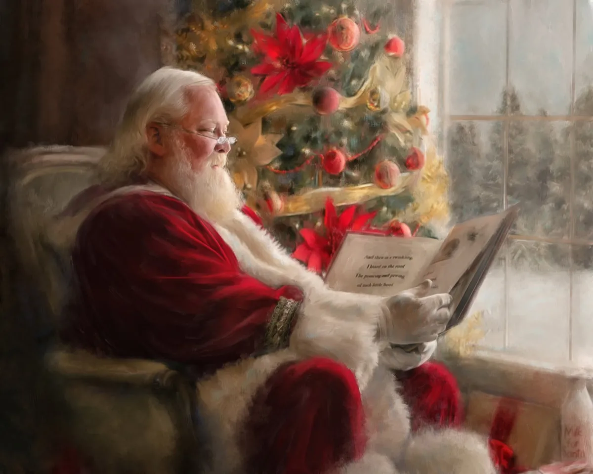 Santa Clause by the window | Phil Hyman Photography | Greenville SC