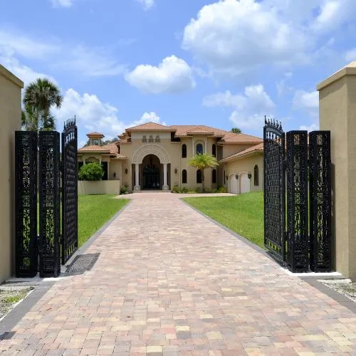 Brick driveway