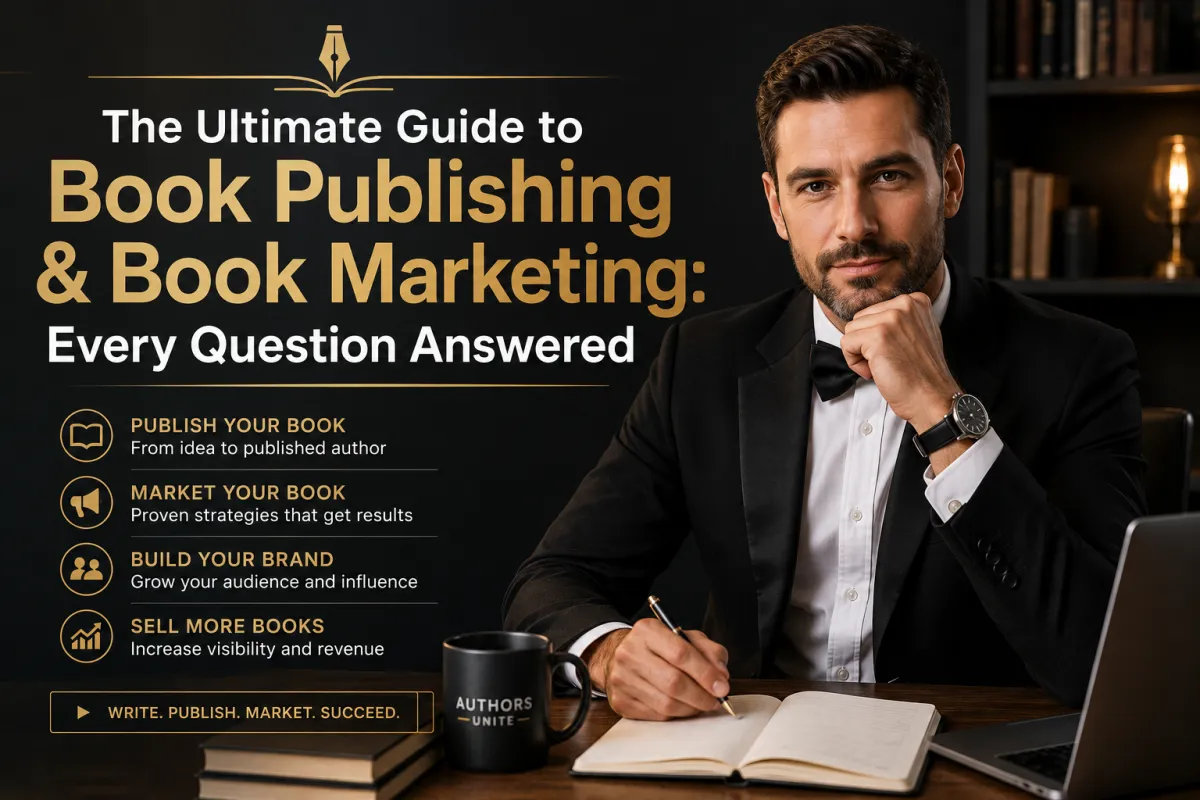 The Ultimate Guide to Book Publishing & Book Marketing: Every Question Answered