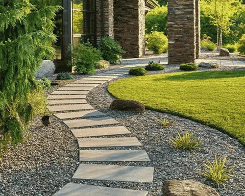 East Lansing Flagstone Patios