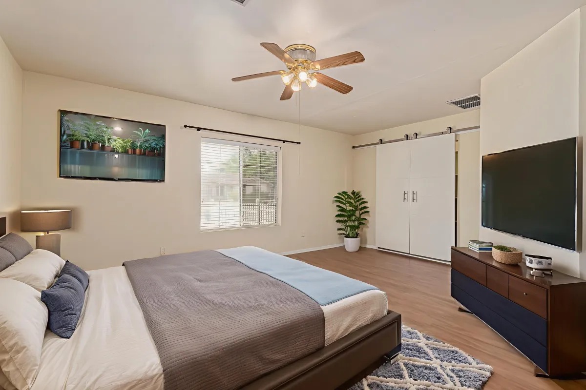 Primary bedroom at 10162 E Theorem Dr