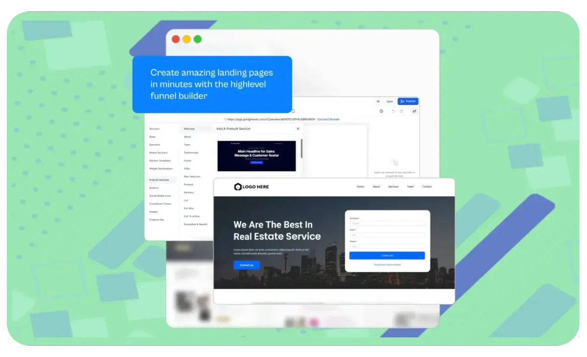 Triggant CRM funnel builder