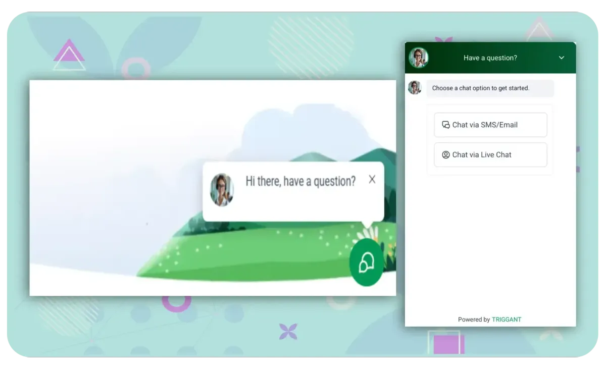 TRIGGANT 24/7 AI support agents
