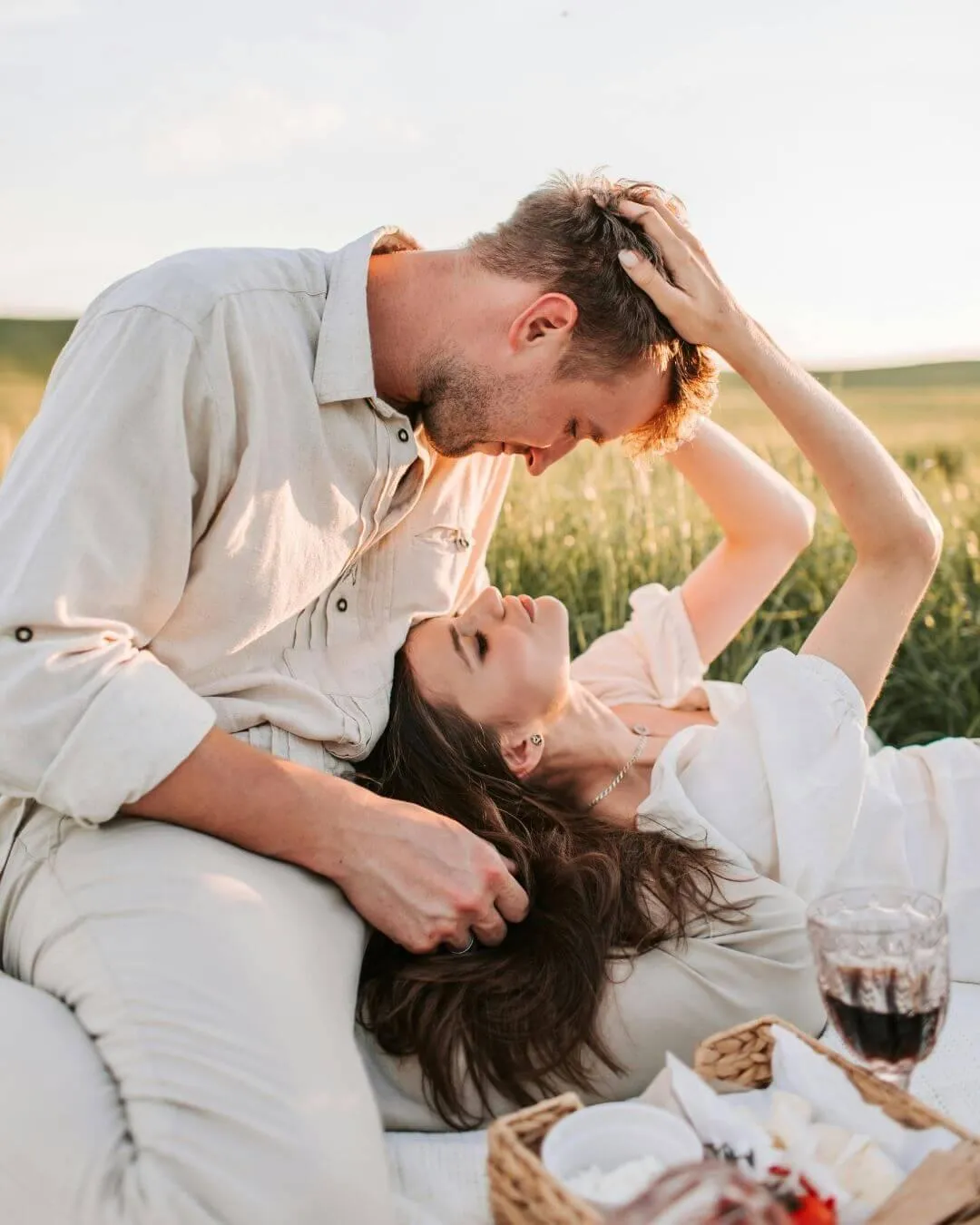 Couple on a sunrise hike — Maria & Chris sharing their personalized date night experience