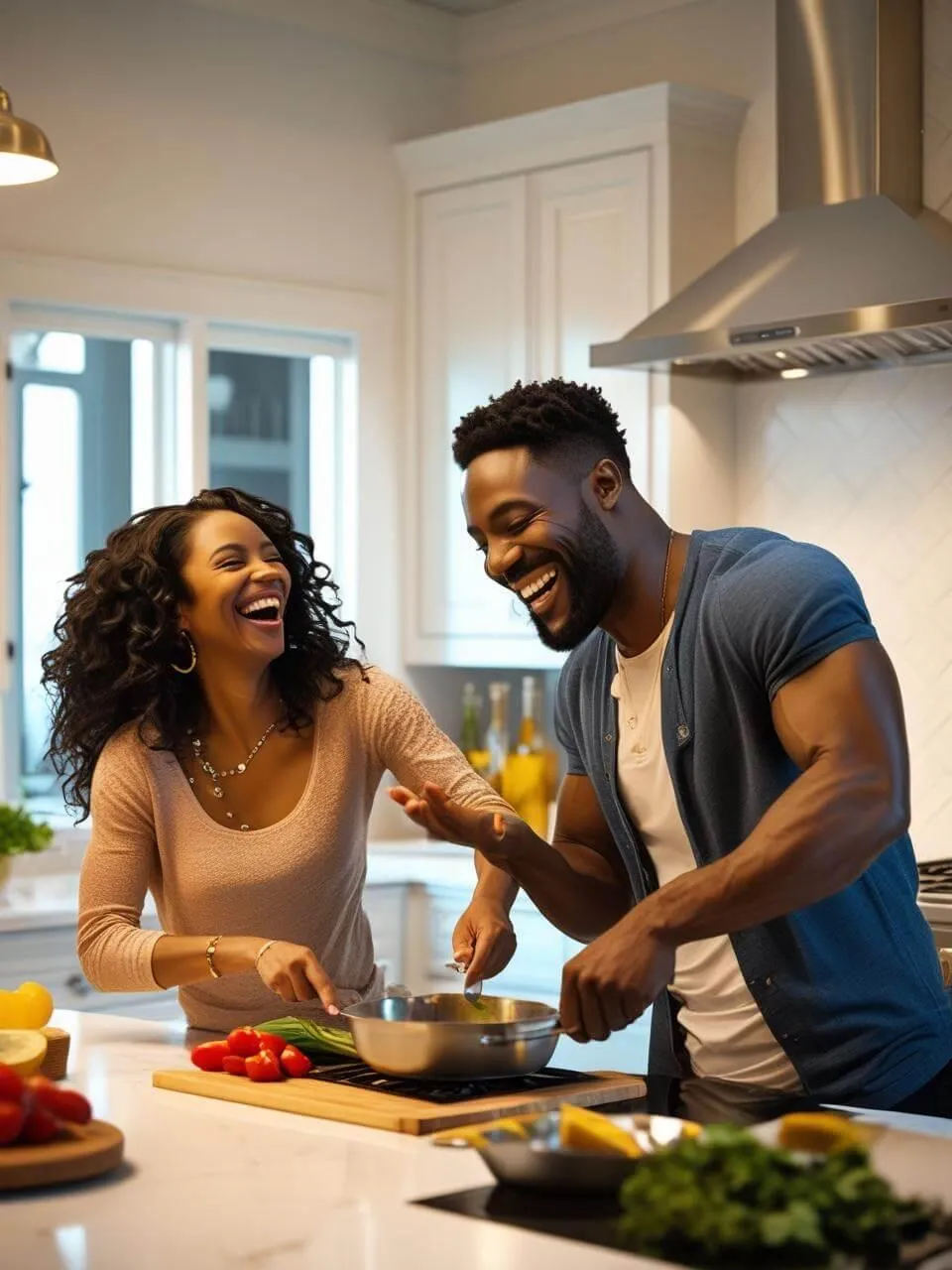 Couple walking hand-in-hand at night — Nia & David's testimonial on reconnecting through personalized dates