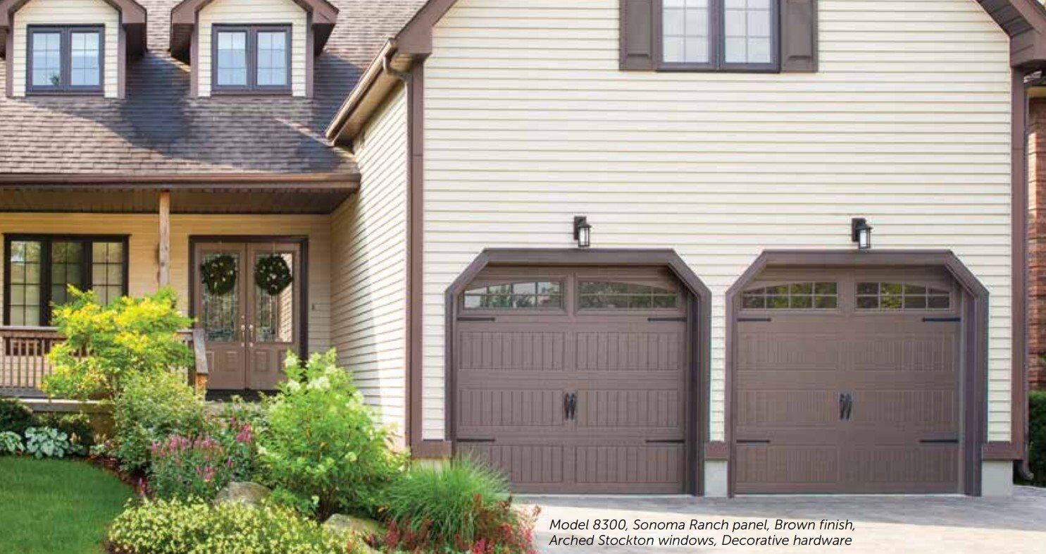 Classic Steel Garage Doors Models 8300 and 8500