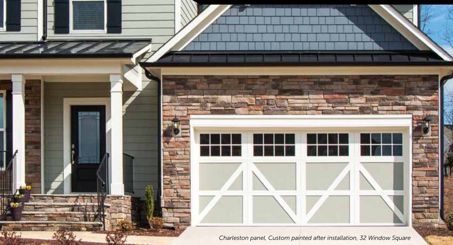 Carriage House Steel Garage Doors Model 9700