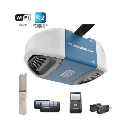 Chamberlain B550C wifi garage door opener with wireless keypad