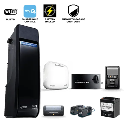 Chamberlain RJO70 battery back up garage door opener