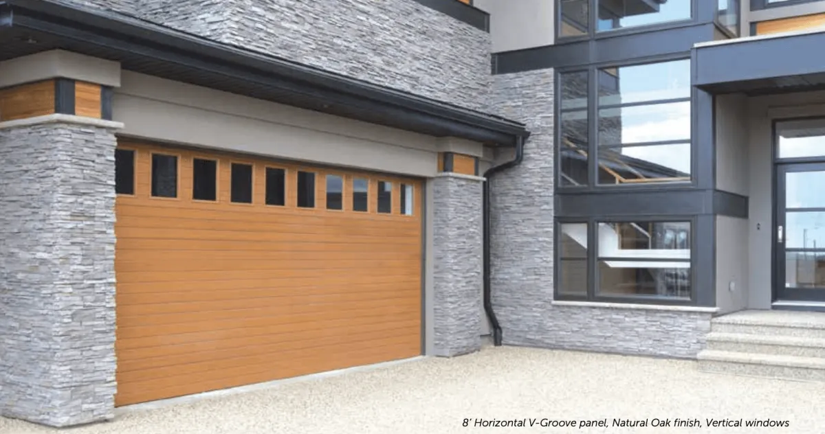 Raised Panel Wood Garage Doors 300 Series