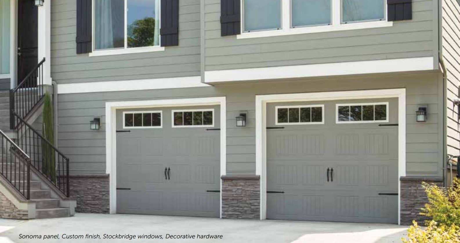 Classic Steel Garage Doors Models 8300 and 8500