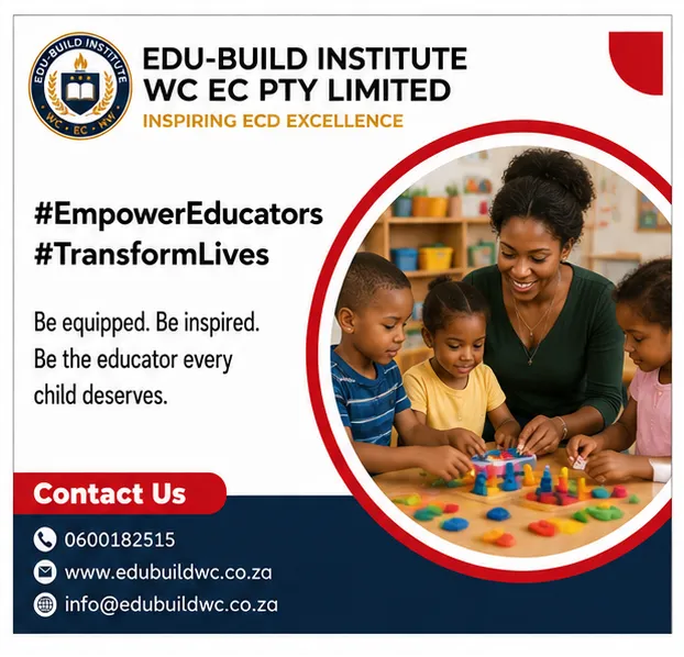 Edu-Build Institute B.Ed Foundation Phase application, children learning and developing with expert training.