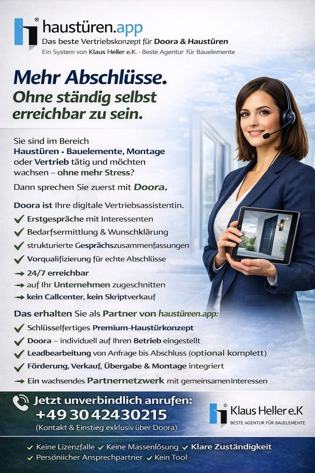 DOORA Partnernetzwerk – regional, zuverlässig, premium