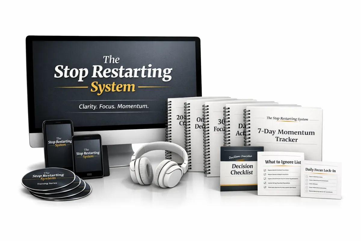 The Stop Restarting System Free Guide Mockup