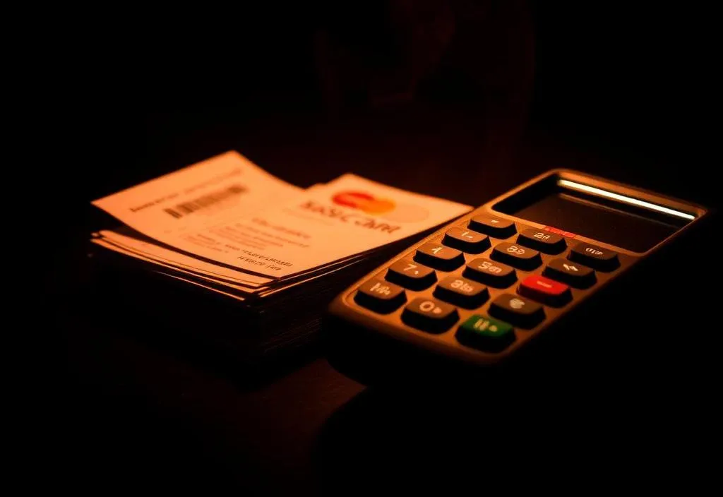 Calculator and receipts