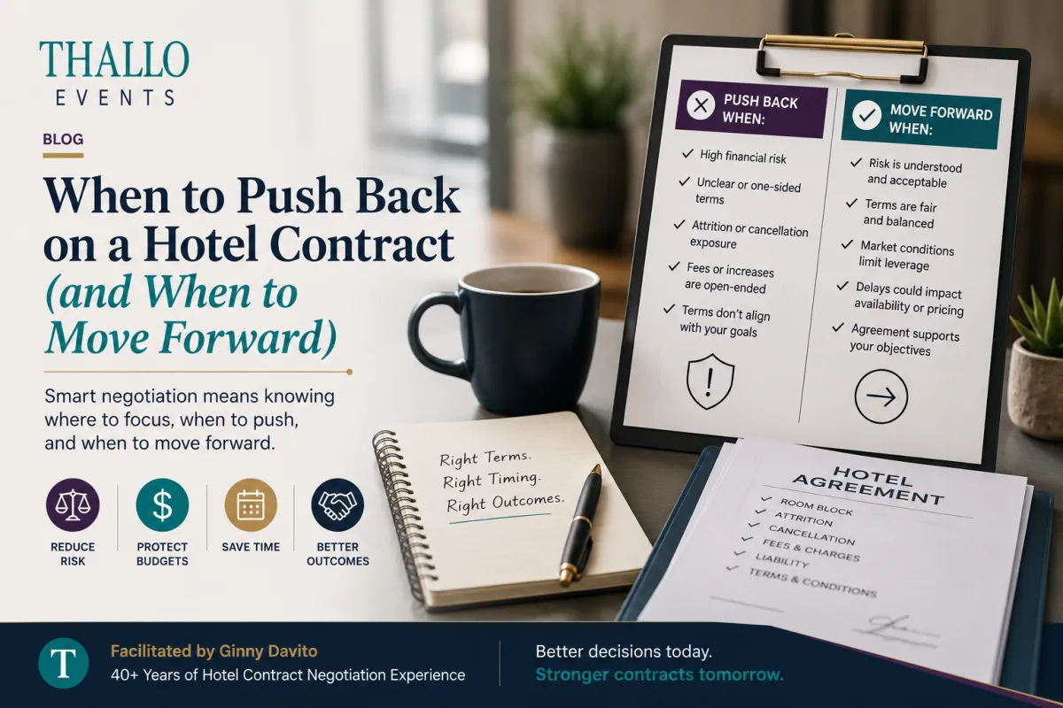 When to Push Back on a Hotel Contract (and When to Move Forward)