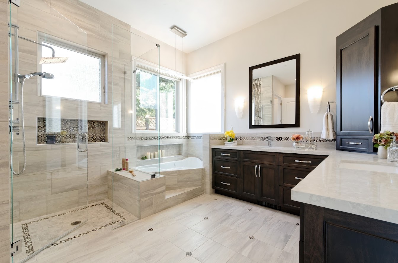 Campbell Custom Home Master Bathroom