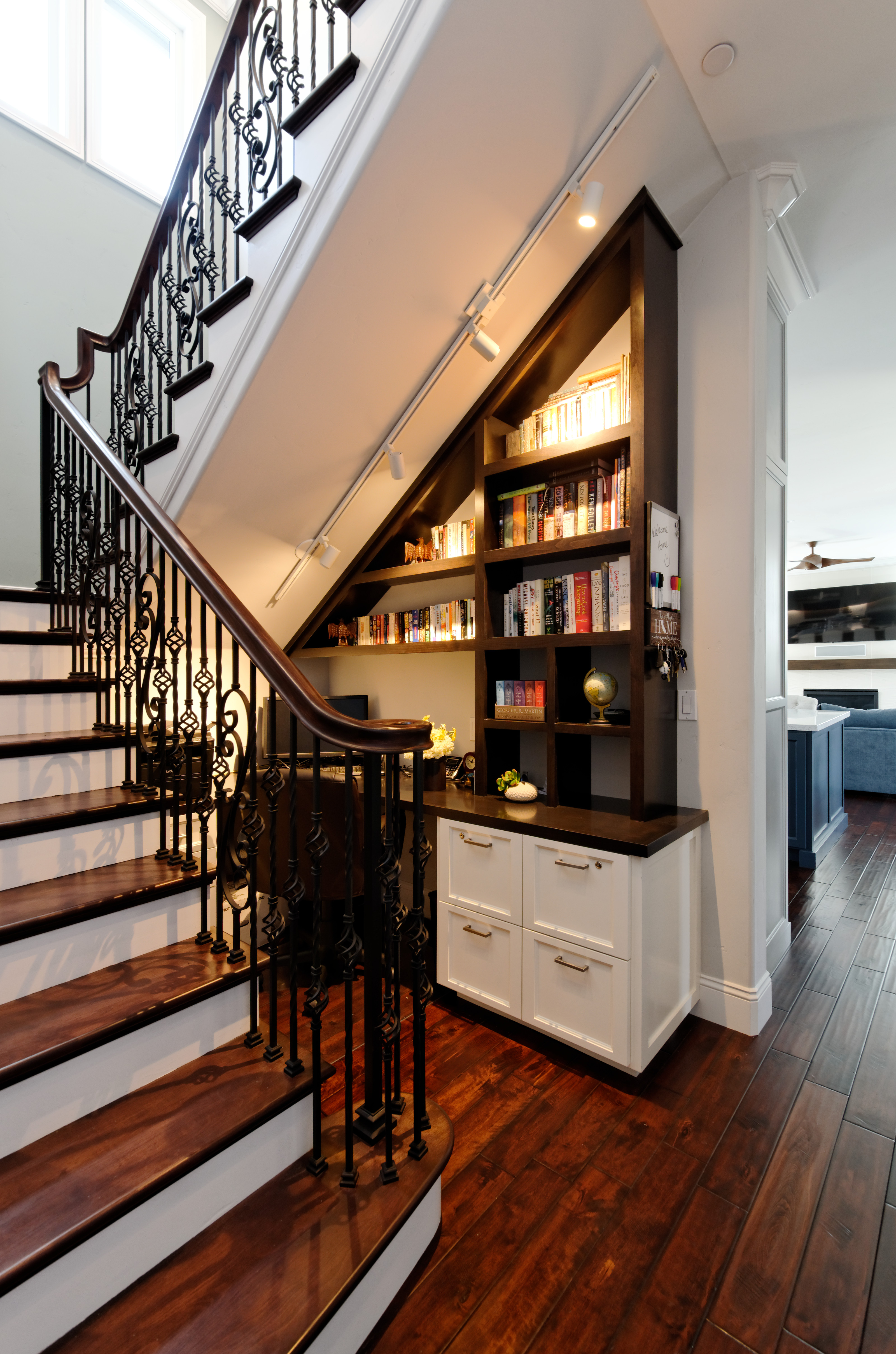 Campbell Custom Home Stairway