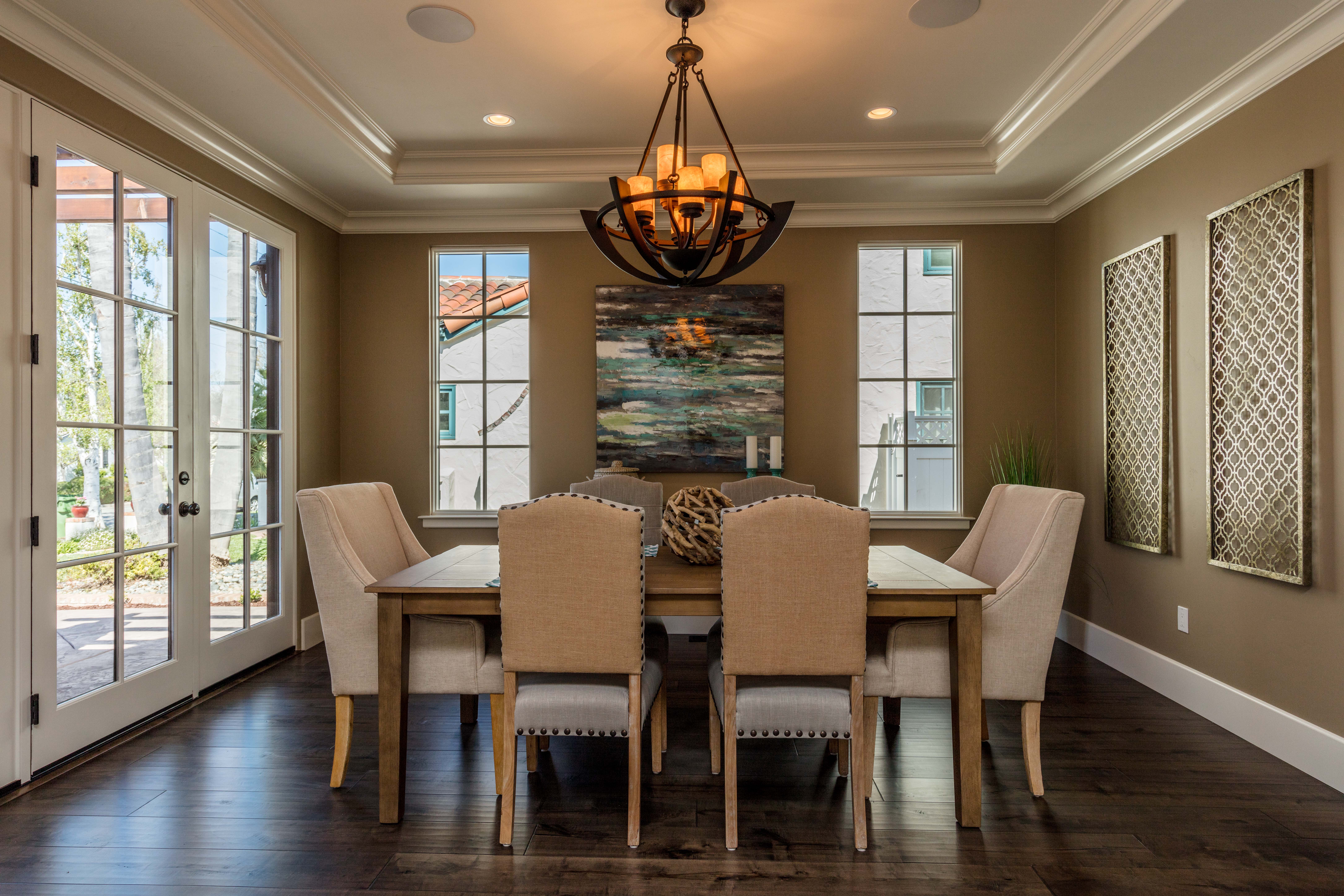 San Jose Custom Home Dining Room