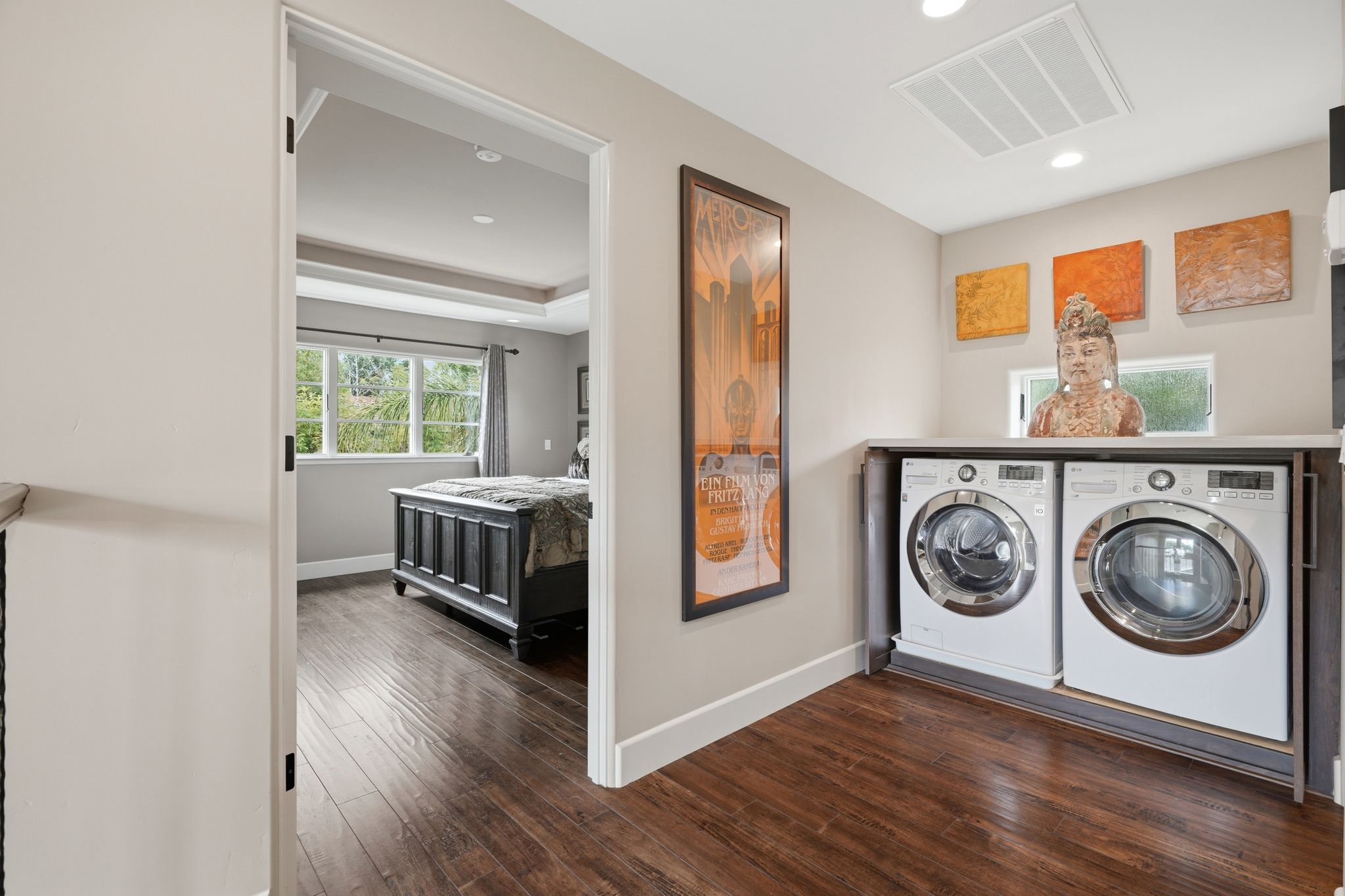 open laundry room renovation