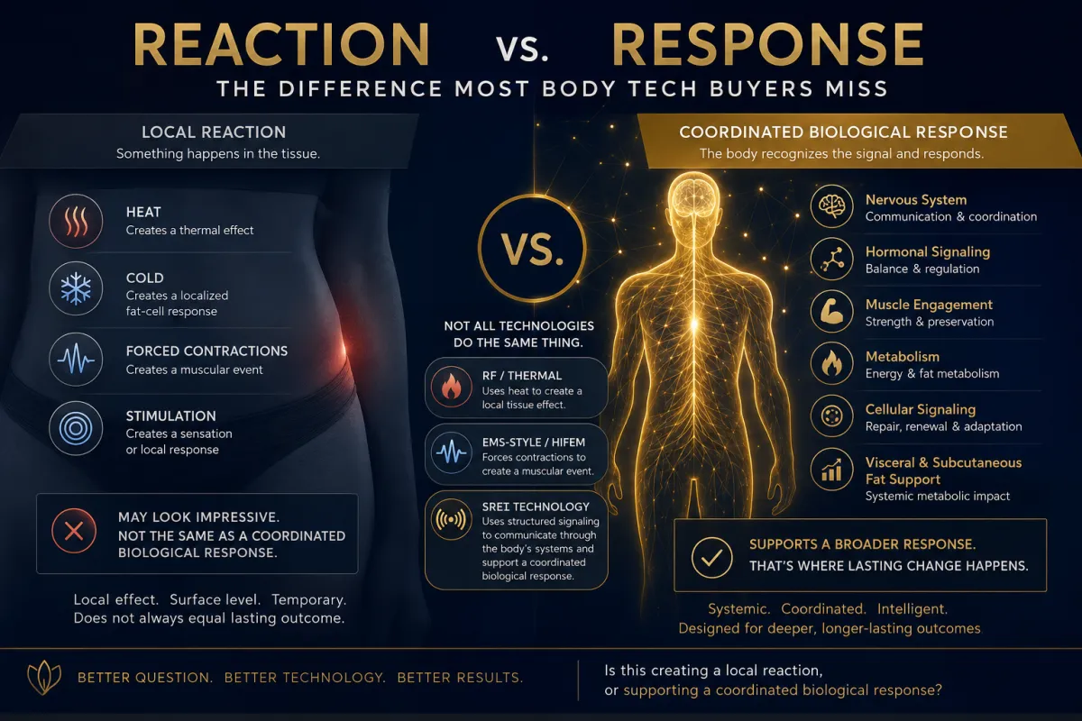 Reaction vs. Response: The Difference Most Body Tech Buyers Miss