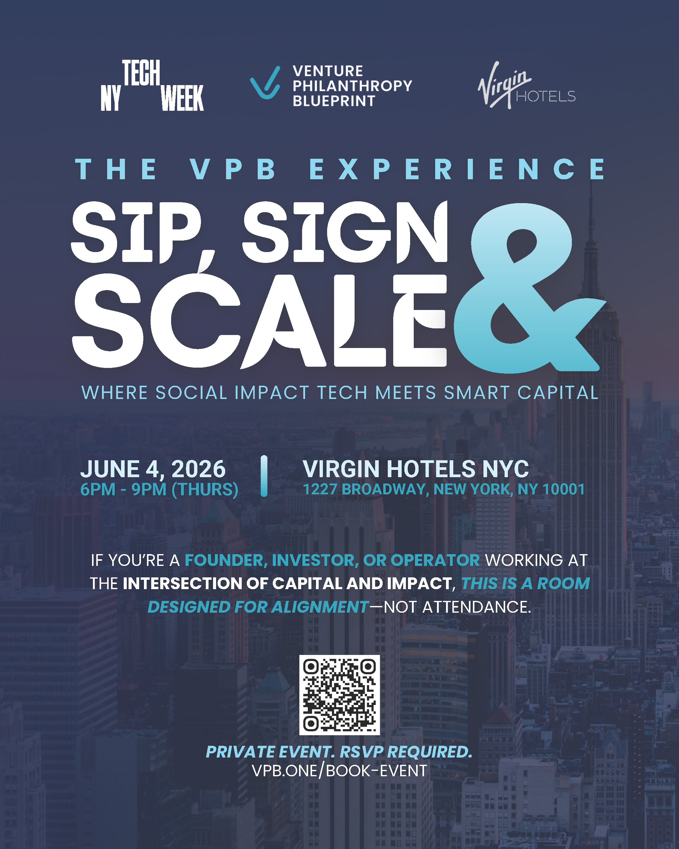 VPB Sip Sign and Scale event founders investors networking